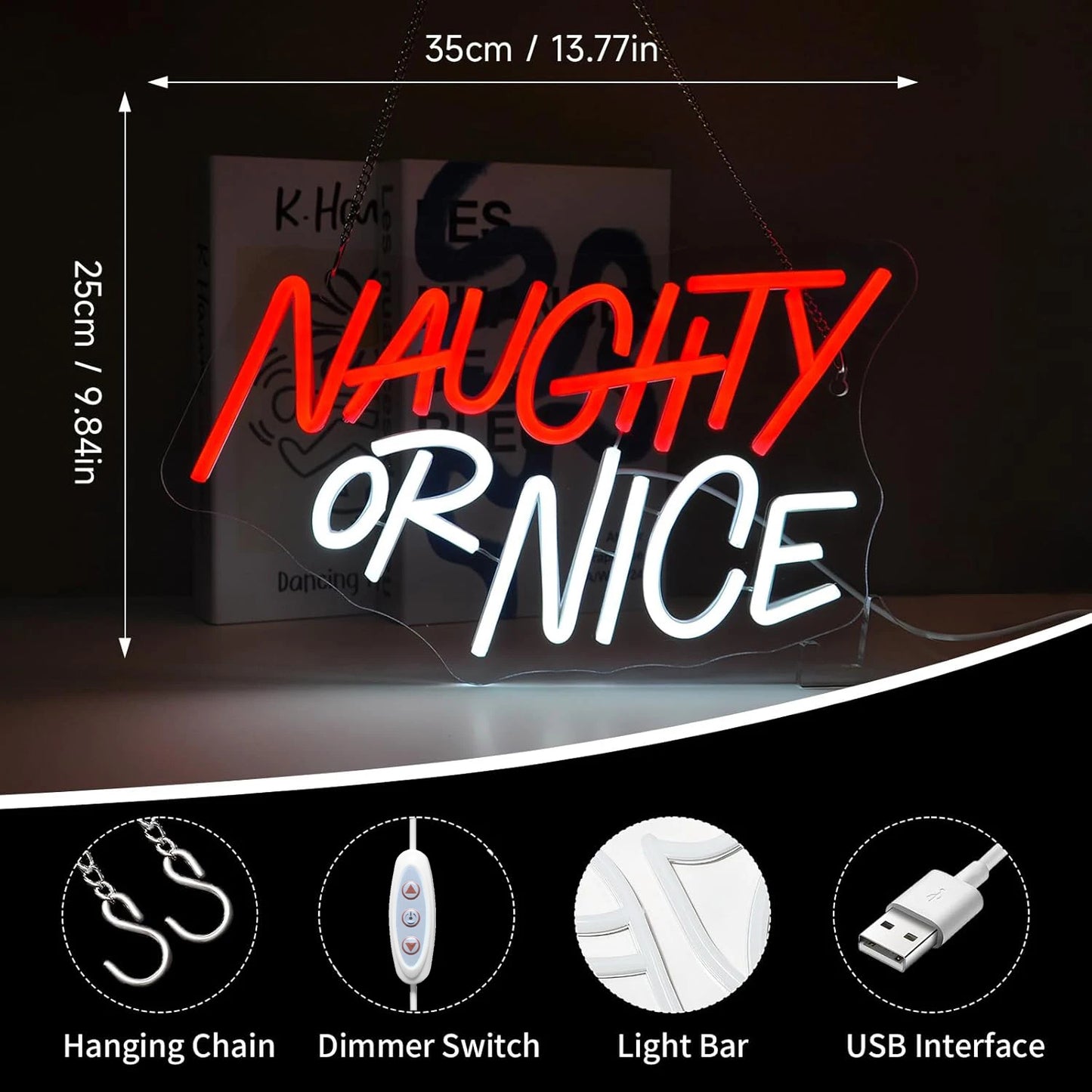 Naughty or Nice LED